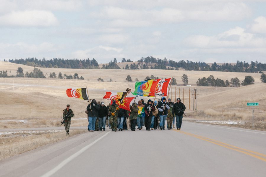 Wounded Knee commemorative march, February 2015